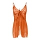 thumbnail image 2 of Gibobby Conjunto ropa interior mujer Conjunto de lencería de Encaje para Mujer con Cinturones de Liguero, Sujetador y Bragas, sostén y Tanga(Naranja, M), 2 of 4