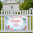 thumbnail image 4 of Yatrandify Colorful Design Happy Birthday Ocean Theme Banner for Kids Party Underwater Event Decoration, 4 of 7