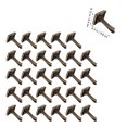 thumbnail image 2 of ColoMX 300 Uds. Remaches artesanales DIY pies tachuelas picos tachuelas de dos patas, 2 of 7