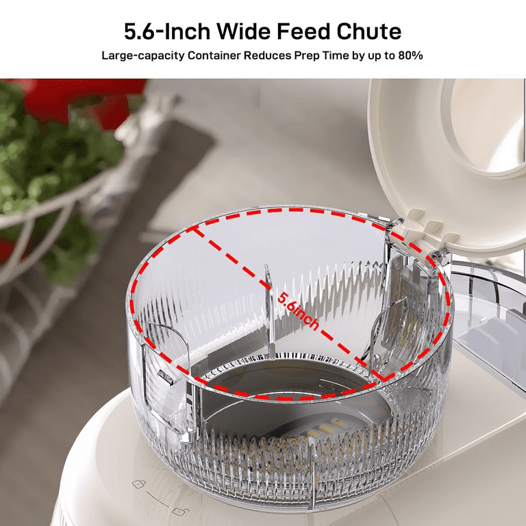 SiFENE 20W Electric Vegetable Cutter with 4 Interchangeable