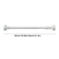 thumbnail image 3 of Lwlmwt Black Shower Curtain Rod,Stainless Steel Telescopic Rod without Drilling,Easy Install,No Rust,for Bathroom,Adjustable Spring Tension with Holders,Anti-Slip, 3 of 5