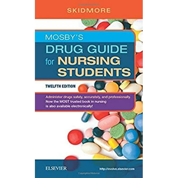 Pre-Owned Mosby's Drug Guide for Nursing Students (Paperback) 0323448070 9780323448079