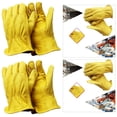 thumbnail image 1 of 2 Pares de Guantes de Trabajo DYNWAVEMX Guantes de seguridad industrial de cuero, 1 of 8