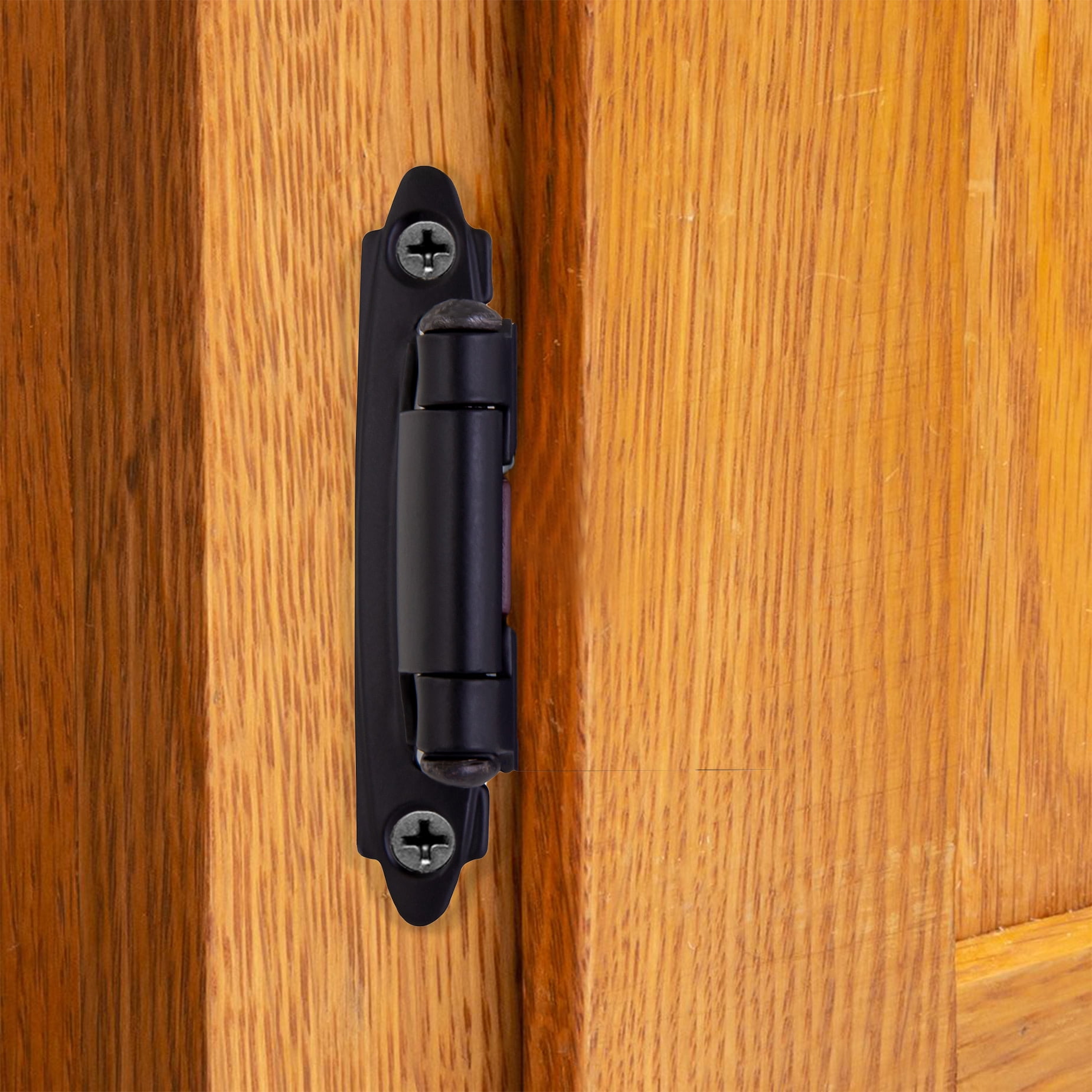 Design House Steel Semi-Concealed Overlay Hinges for Kitchen Cabinets, 20-Pack