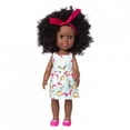 thumbnail image 3 of Tarmeek Black Dolls 13.78in American African Girl Baby Doll for Kids Aged 2 3 4 5 6 7 Years Play Doll Reborn Baby Toy Doll - Life Size Soft Adjustable Perfect for Birthday - on Clearance, 3 of 3