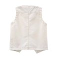 thumbnail image 3 of Fjofpr Chandails pour Femmes Grande Taille Femmes Manches Courtes Polyvalent Blanc Veste en Denim Manches Courtes Châle Fin, 3 of 4