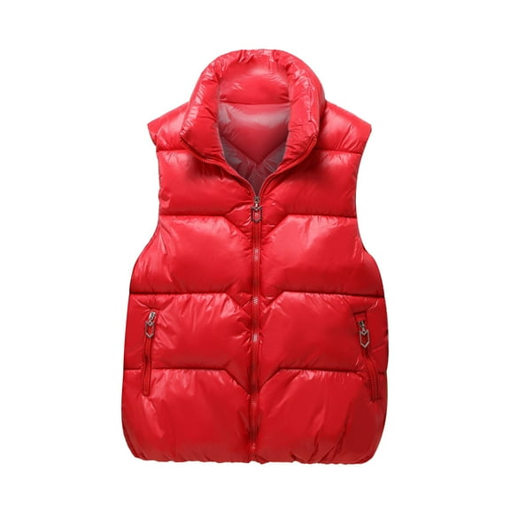 Leesechin Women's Winter Puffer Vest Quilted Stand Collar Zip Up Padded Gilet Coat with Pockets
