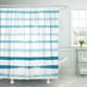 thumbnail image 1 of ABPHQTO Rayas Verano Azul Turquesa Rayas Marinero Moderno Hipster Pincel Líneas Mano Baño Cortina de ducha 165x180 cm ABPHQTO PKNMT66x72Shower-910, 1 of 2