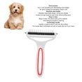 thumbnail image 3 of Pet Deshedding Brush Pet Grooming Brush Shedding And Dematting Undercoat Rake Comb For Dogs And Cats Dematting Tool For Grooming Brush Cat Comb For Kitten  Massage Removes, 3 of 8