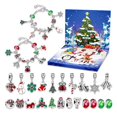 thumbnail image 4 of Calendario de Adviento 2025 Año Nuevo 2024 Joyas Pulsera de Adviento de Navidad Cuenta regresiva de 24 días Kit de elaboración de joyas festivas Regalo para niños, 4 of 5
