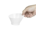 thumbnail image 6 of Restaurantware-7 Ounce Plastic Serving Bowls, 100 Round Incline Bowls - Disposable, Small, White Plastic Round Bowl, Unique Design, For Soups, Appetizers, Or Desserts, 6 of 11
