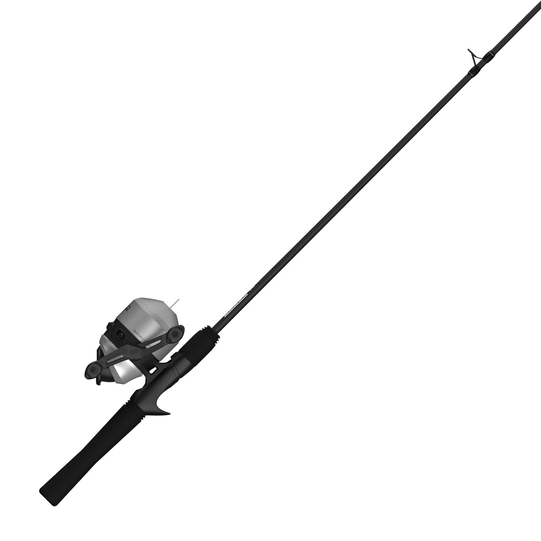 Zebco 33 MAX Spincast Reel and Fishing Rod Combo, Pre-Spooled 20-Pound Line, Black