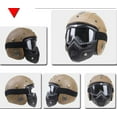 thumbnail image 5 of Tactical Full Face Mask Anti-fog,Vintage Harley Windscreen Mask ATV Motocross Eyewear Riding Off-Road Goggles Mask + Reinforced Yellow Lenses, 5 of 8