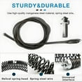 thumbnail image 3 of Drill Sewer Drain Cleaner Spring Pipe Dredging Tool Heavy-duty Flexible Plumbing for Clogged Pipes and Blocked Drains Home Use, UKHBMC | B, Silvery, 3 of 8