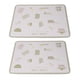 thumbnail image 4 of 2pcs Coffee Mat Prevent Movement Absorbent Coffee Bar Mat Vibration Dampening Waterproof Coffee Maker Mat for Countertops 30x40cm/11.81x15.75in, 4 of 5