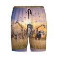 thumbnail image 6 of Daiia Wildlife Protection Mens Woven Stretch Pajama Short,Short Pajama Pants-3X-Large, 6 of 7