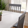thumbnail image 6 of Pemberly Row 5-Piece Modern Wood Dining Set in White and Gray, 6 of 9