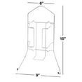 thumbnail image 6 of Wall Mounted Iron Organizer Holds Iron and Ironing Board, Mounts Against Wall or Door, 6 of 7