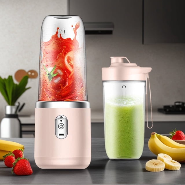 CUITING Personal Blender for Smoothies Juice Portable Rechargeable Mini Bullet Blenders Cup Blue
