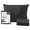 Dark Grey, variant on CirclesHome Pillow Protectors 2 Pack Standard Zippered - 100% Cotton Breathable Pillowcases - Protects Pillows from Dirt, Dust and Debris (Standard - Set of 2 - 20x26)