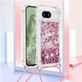 thumbnail image 4 of Funda FOXDOCK para Google Pixel 8A con Cuerda Ajustable, Brillo Líquido, Protección Antigolpes y Lente – Ideal para Regalo, 4 of 6