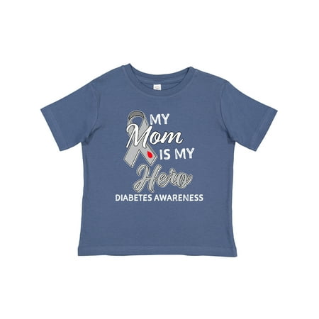 

Inktastic My Mom is My Hero- Diabetes Awareness Gift Baby Boy or Baby Girl T-Shirt
