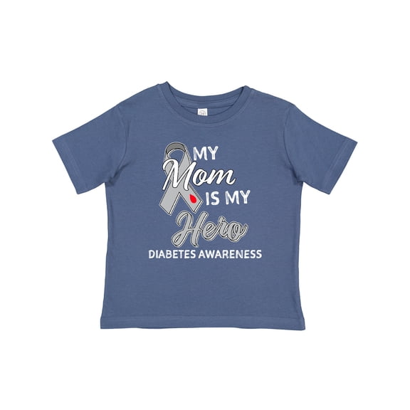 Inktastic My Mom is My Hero Diabetes Awareness Boys or Girls Baby T-Shirt