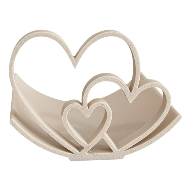 Bathroom Organizer Cute Heart Shaped Toilet Paper Holder Stylish Home Bathroom Organizer For Roll Storage Saving Plastic Rack With Adorable Double Heart Design Shower Caddy