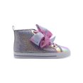 thumbnail image 2 of JoJo Siwa Girl Iridescent Mermaid High-Top Sneakers, Closed Toe Multicolor, Size 7, 2 of 6