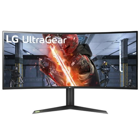 UPC: 0719192631144 | LG UltraGear 38GL950G-B 38  (Actual size 37.5 ) WQHD+ 3840 x 1600 1ms GTG 144Hz (175Hz Overclock) HDMI DisplayPort USB Hub NVIDIA G-Sync Flicker Safe HDR 400 NANO IPS Curved Gaming Monitor