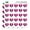 Opaque, variant on Looney Tunes Pepe Le Pew Heart Shaped Planner Calendar Scrapbook Craft Stickers