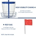 thumbnail image 3 of CoSoTower 24-Chain Portable Practice Basket for Disc Golf Target Stand Easy Assembly & Lightweight Basket w/ Carry Bag Deep Blue, 3 of 7
