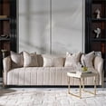 thumbnail image 3 of Michael Amini Lisbon Chenille Sofa - Opal/Gold, 3 of 17