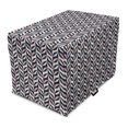 thumbnail image 1 of Abstract Dog Crate Cover, Connected Geometric Shapes Basic Ornamental Items Retro Feels, Easy to Use Pet Kennel Cover Small Dogs Puppies Kittens, 7 Sizes, Eggshell Blush, by Ambesonne, 1 of 1