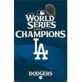 thumbnail image 2 of MLB Los Angeles Dodgers - 2024 World Series Team Logo Canvas Wall Poster, 22.375" x 34", 2 of 4