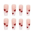 thumbnail image 4 of DHARMONAL Long European And Ballet Nail Red Nail Hand for Acrylic Nails Coffin Nail Tips Clear Nail Stuff for Acrylic Nails Big Toe Nail Tips for Acrylics Nail Puncher for Acrylic Nails, 4 of 9