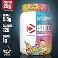 thumbnail image 5 of Dymatize ISO100 Hydrolyzed Whey Isolate Protein Powder, 25g Protein, Birthday Cake Pebbles, 20 Servings, 5 of 6