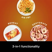 Ninja Air Fryer Pro XL 5-Qt, 3-in-1, 400°F Air Crisp Technology, Nonstick Crisper Plate, AF140 Black