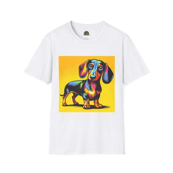 Dachshund colorful puppy t shirt