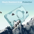 thumbnail image 2 of For Samsung Galaxy S26 + 5G Case (Compatible With MagSafe)  With Invisible Magnetic Metal Kickstand Ring Holder Four Corner Airbag Anti Fall Protective Cover,Blue,For Galaxy S26+ (5G), 2 of 7