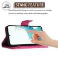 thumbnail image 4 of Allytech Wallet Case for Samsung Galaxy S23 with Card Cash Slots, Luxury Premium PU Leather Kickstand Shoulder Strap Lanyard Shockproof Anti-Fall Full Body Protective Flip Shell - Rose, 4 of 8
