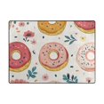 thumbnail image 5 of Yayeee Area Rugs for Living Room 5.2'x4' Indoor Non Slip Washable Bedroom Carpet, Pink Donut, 5 of 6