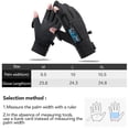 thumbnail image 3 of Winter Fishing Gloves 2 Finger Flip Waterproof Winter Gloves Windproof Photograph Men Women Warm Protection Fish Angling Gloves (GOL45,M), 3 of 7