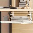thumbnail image 5 of 2X Under Desk Cable Management Tray, Workstation Storage, Metal Cable Tray Basket,Standing Desk Style 1, 5 of 5