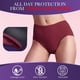 thumbnail image 3 of Ropa interior para incontinencia REELINDRY para mujer, lavable, paquete de 3, 3 of 7