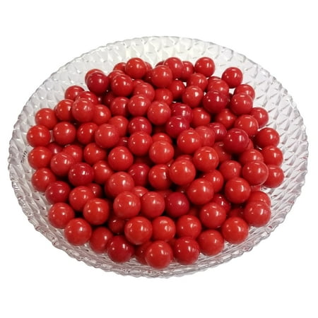 Sweet Bubble Gum - Gumballs Red Bubble Gum 2 Pounds 0.5 inch Mini Gumballs 2 Pound