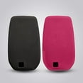 thumbnail image 5 of Autobase Key fob Cover for Toyota 2025 Camry 2019-2025 Land Cruiser 2021-2025 Venza Hilux Fortuner 2023-2025 Highlander Tundra Corolla bZ4X Prius 4 Buttons (Black and Pink), 5 of 7