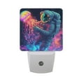 thumbnail image 6 of Yayeee LED Night Light for The Home Plug in With Light Sensors 2 Pack, Space Astronaut, 6 of 6