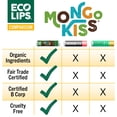 thumbnail image 3 of Bálsamo labial Eco Lips Mongo Kiss Organic, paquete de 4 unidades, 100% orgánico del USDA, 3 of 7