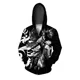 thumbnail image 4 of Sudadera con capucha de otoño para hombre, sudadera con capucha con estampado de caballero y guerrero, sudadera con cremallera, sudadera con capucha informal holgada, ropa Y2k, sudadera, 4 of 4